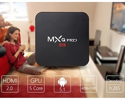 4.TV Box MXQ 4K Pro 2G+16G Chip tốt S905W Tích hợp FPT Play - Biến TV thường thành Smart TV